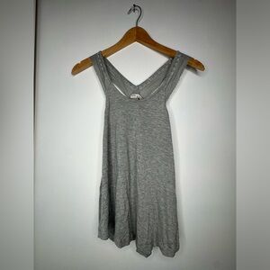 Delta Heather Gray Women's Tank Top & Shorts Sleepwear Set